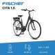 Vélo électrique 28'' Fischer Cita 1.5, moteur central Bafang, 522Wh